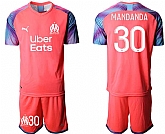 2020-21 Marseilles 30 MANDANDA Pink Goalkeeper Soccer Jersey,baseball caps,new era cap wholesale,wholesale hats